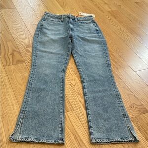 New! AO.LA women’s 26, high rise baby boot cut rebel jeans.